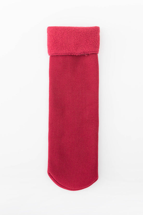 Chaussettes d'Hiver Épaisses en Velours Doux