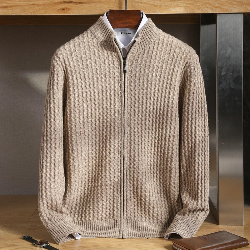 Maxime | Veste Zippée Élégante Pour Hommes Polyvalente