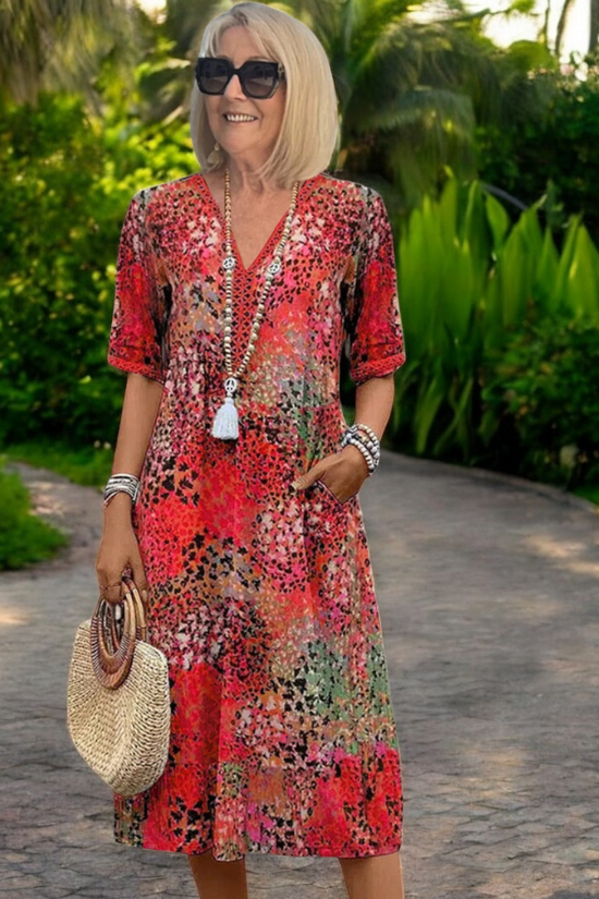 ÉLOÏSE | Robe Printanière Élégante et Éclatante