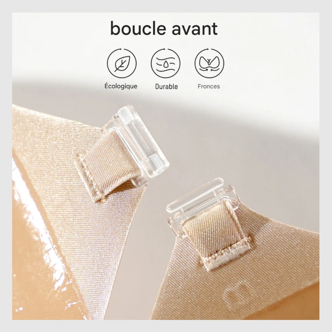 VelvaLift™-Soutien-gorge push-up invisible adhésif à fermeture frontale