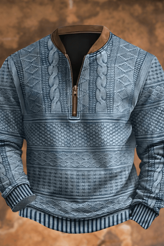 Alex | Pull zippé décontracté et élégant