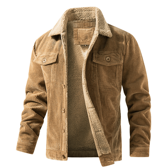 ALPINE | Veste en Velours Côtelé Élégante et Intemporelle