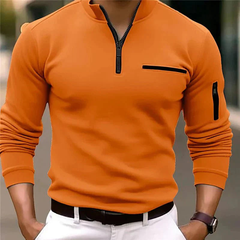 Antonio | Polo manches longues élégant et confortable