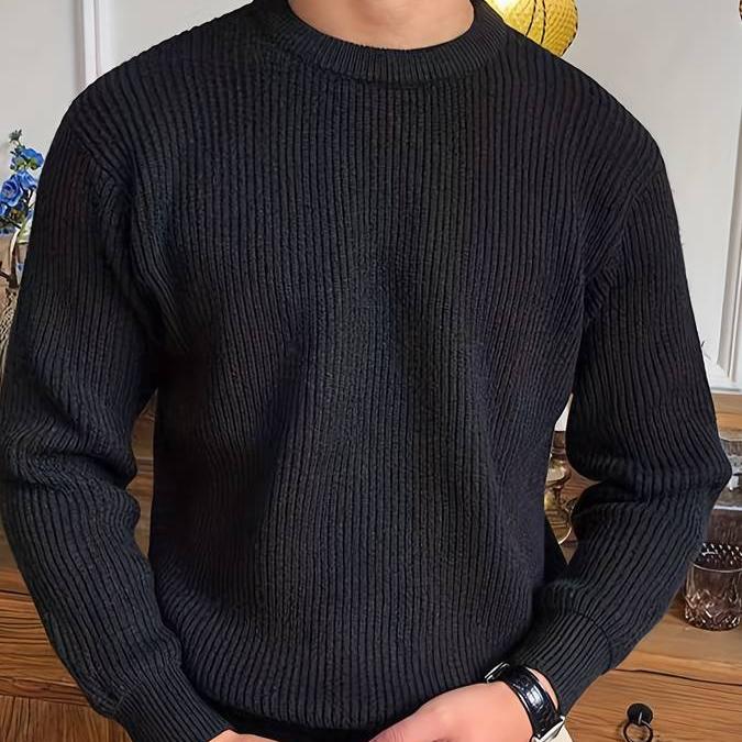 ASTON | Pull Classique et Élégant en Maille Douce pour Homme