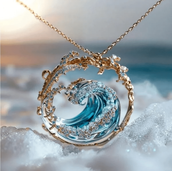 AZUREA | Collier Élégant Inspiré des Océans