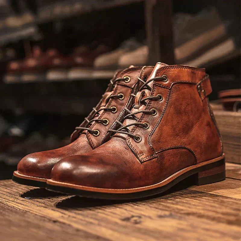 BEREN | Bottes pour Hommes à Tige Haute Élégantes et Confortables