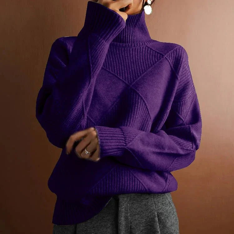 BUYINK | Pull Col Roulé Femme - Élégance et Confort en Toute Saison