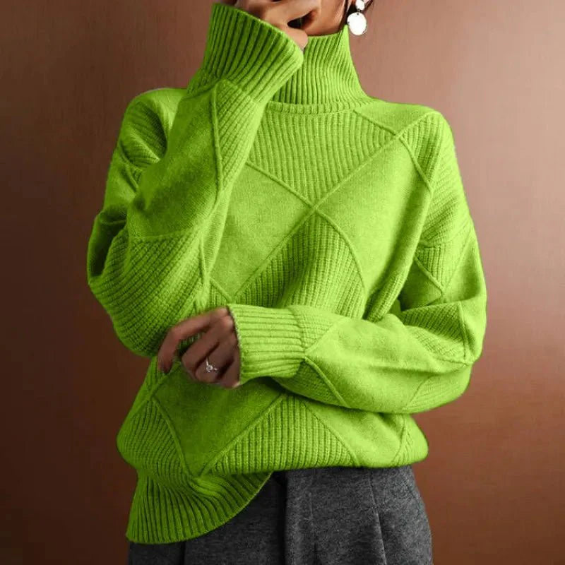 BUYINK | Pull Col Roulé Femme - Élégance et Confort en Toute Saison
