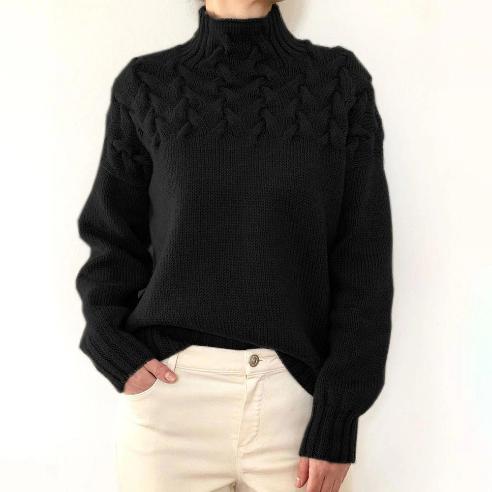 CAMILLE | Pull Chic et Confortable avec Détail Dentelle