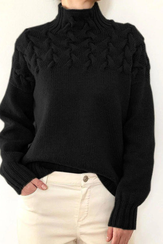 CAMILLE | Pull Chic et Confortable avec Détail Dentelle