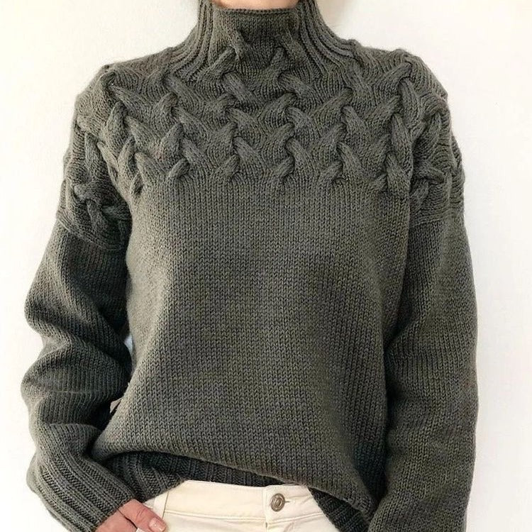 CAMILLE | Pull Chic et Confortable avec Détail Dentelle