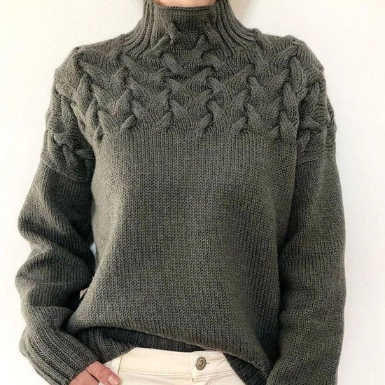 CAMILLE | Pull Chic et Confortable avec Détail Dentelle