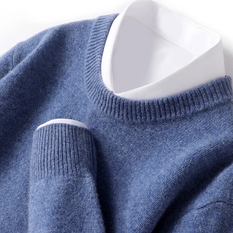 DAVIDS | Pull en Laine à Col Rond - Chaleur et Élégance pour l’Hiver