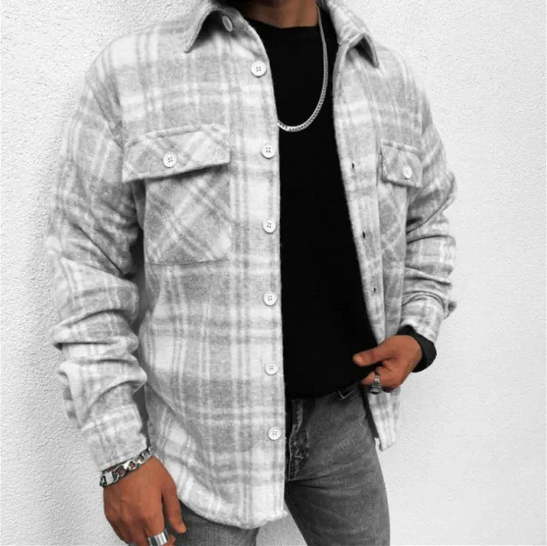 EDISON | Chemise d’Hiver Élégante et Confortable pour Homme