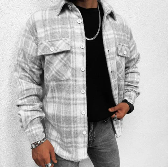 EDISON | Chemise d’Hiver Élégante et Confortable pour Homme