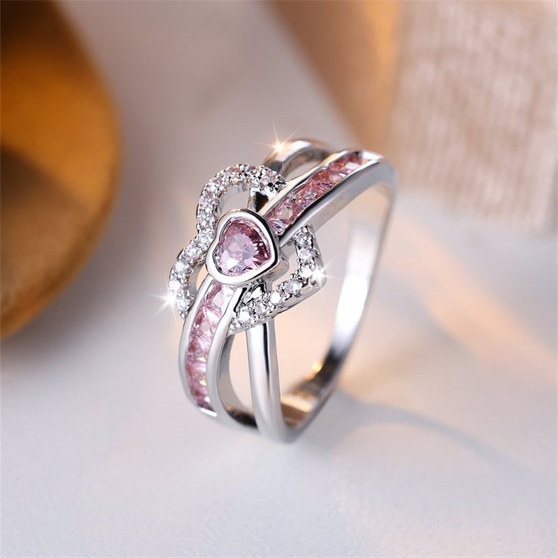 Elysia | Bague Élégante Cœur Infini – Symbole d’Amour et d’Éternité