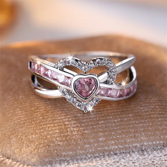 Elysia | Bague Élégante Cœur Infini – Symbole d’Amour et d’Éternité