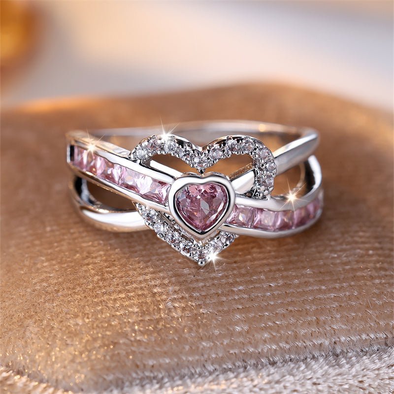 Elysia | Bague Élégante Cœur Infini – Symbole d’Amour et d’Éternité