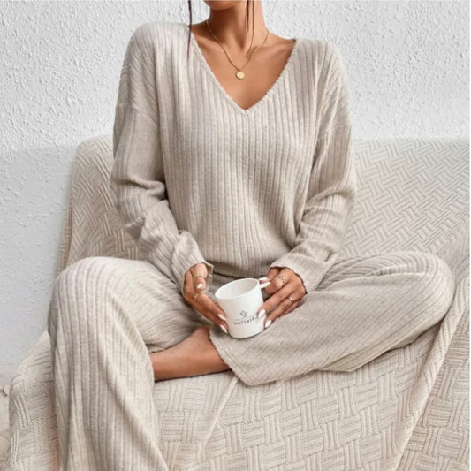 Kathy | Ensemble Tricoté 2 Pièces Chic et Confortable