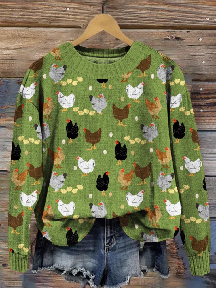 Ethel | Pull de Poules Heureuses