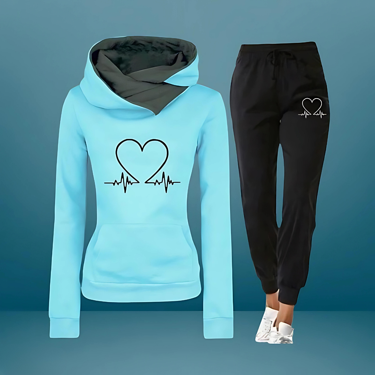 Élégance | Ensemble Confortable et Émotionnel Heartbeat