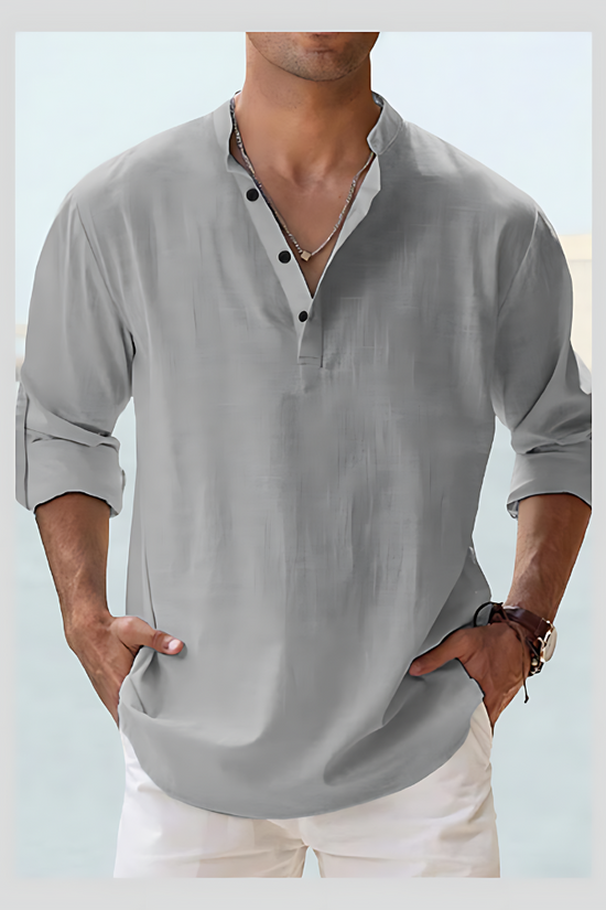 NOVA® | CHEMISE EN LIN LÉGÈRE POUR HOMME