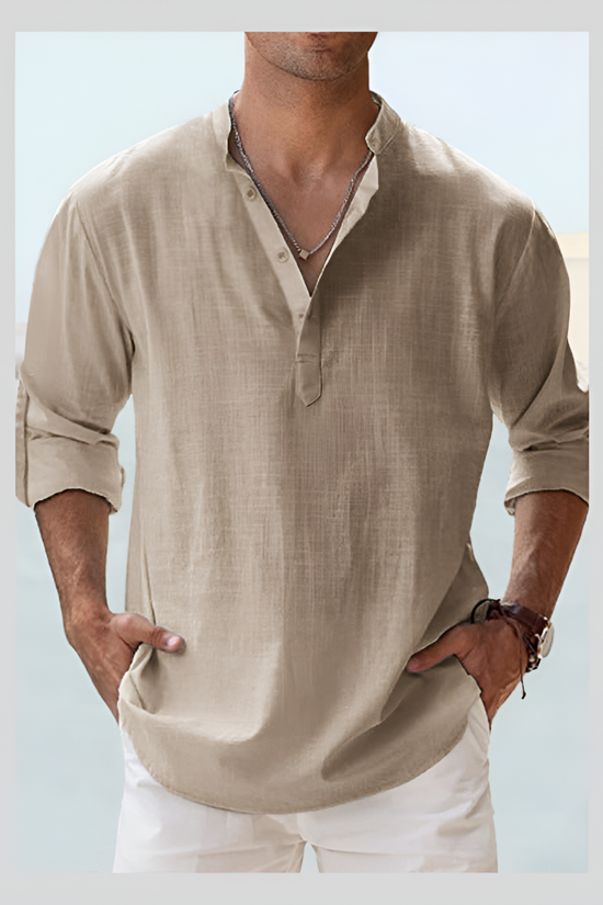 NOVA® | CHEMISE EN LIN LÉGÈRE POUR HOMME