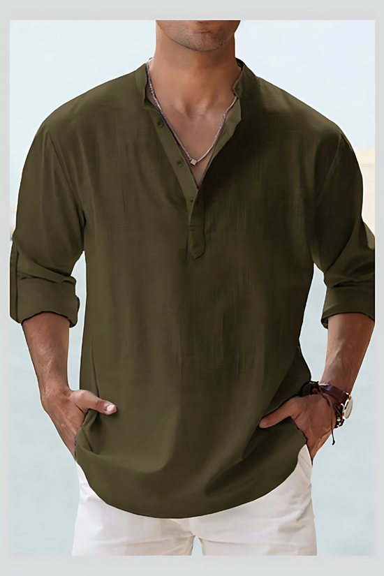 NOVA® | CHEMISE EN LIN LÉGÈRE POUR HOMME