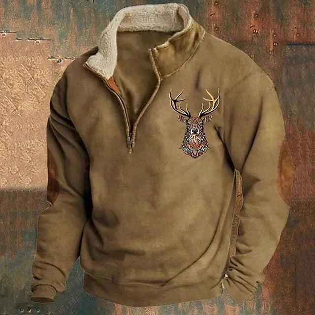 Hunter | Pull-over à col zippé chaud et élégant