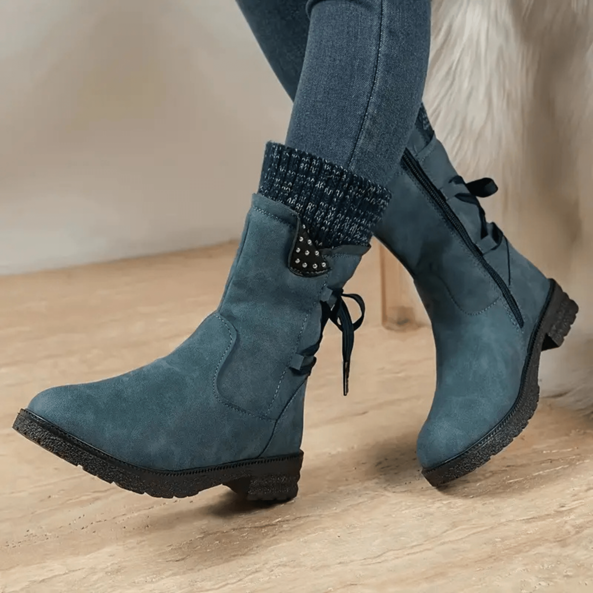 Isabelle | Bottes d'Hiver Antidérapantes et Confortables