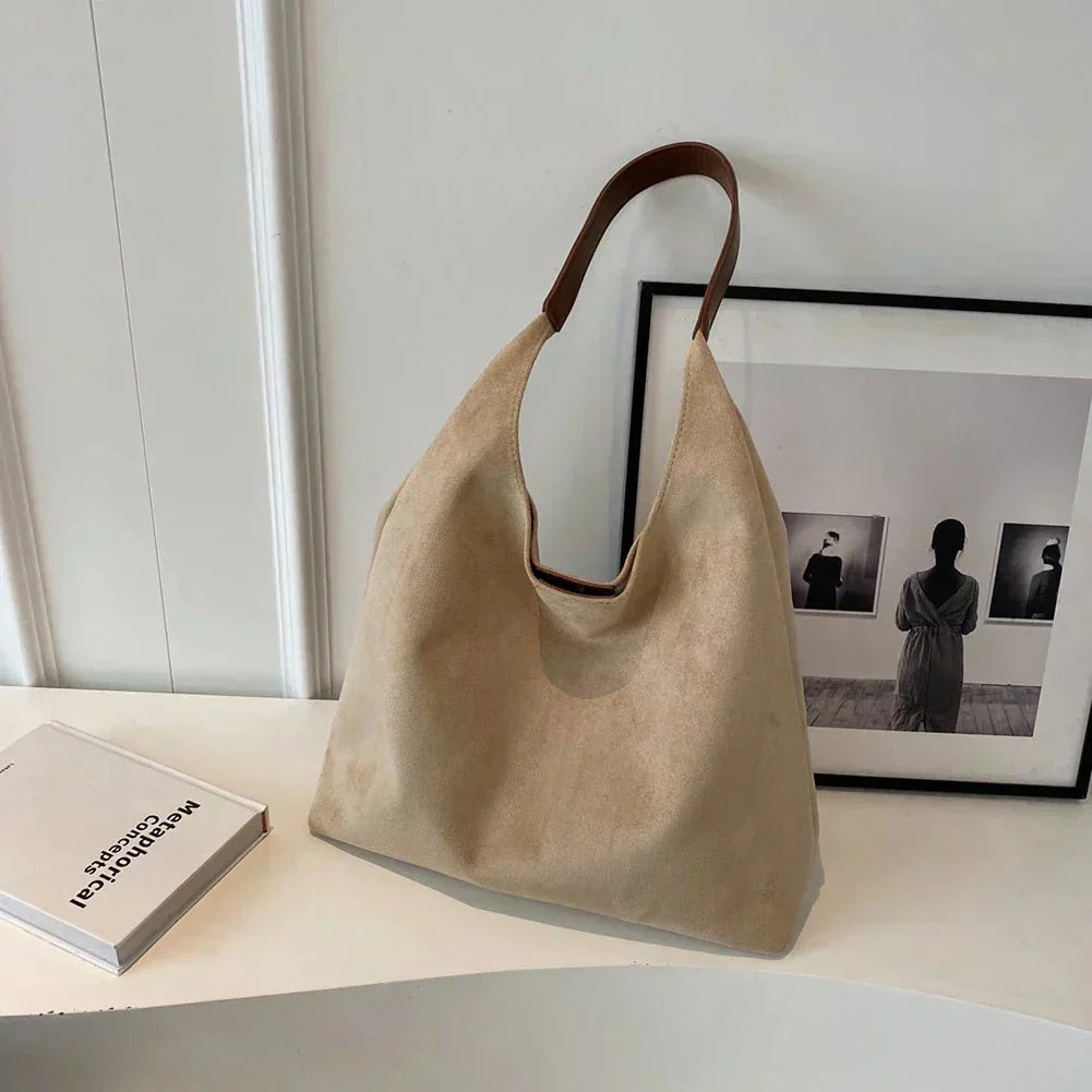 JADY | Sac Cabas Élégant en Daim pour un Style Chic et Intemporel