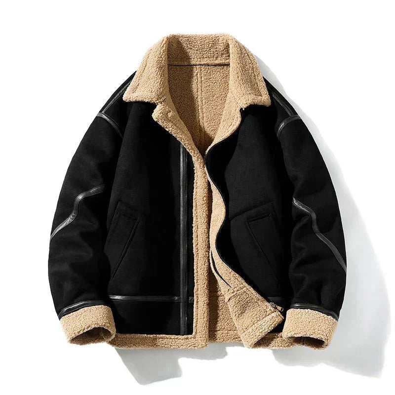 Lieke | Veste en Suède Vintage Chaude et Stylée