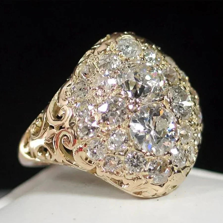LIVIA | Bague Vintage Brillante et Élégante