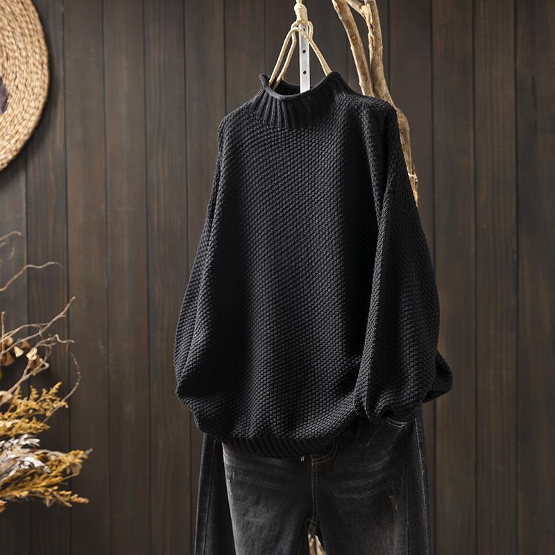 Luca | Pull Col Montant Chaud et Élégant