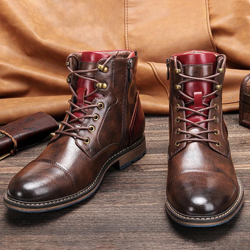 Lukas  - Bottines Oxford en cuir classiques pour hommes