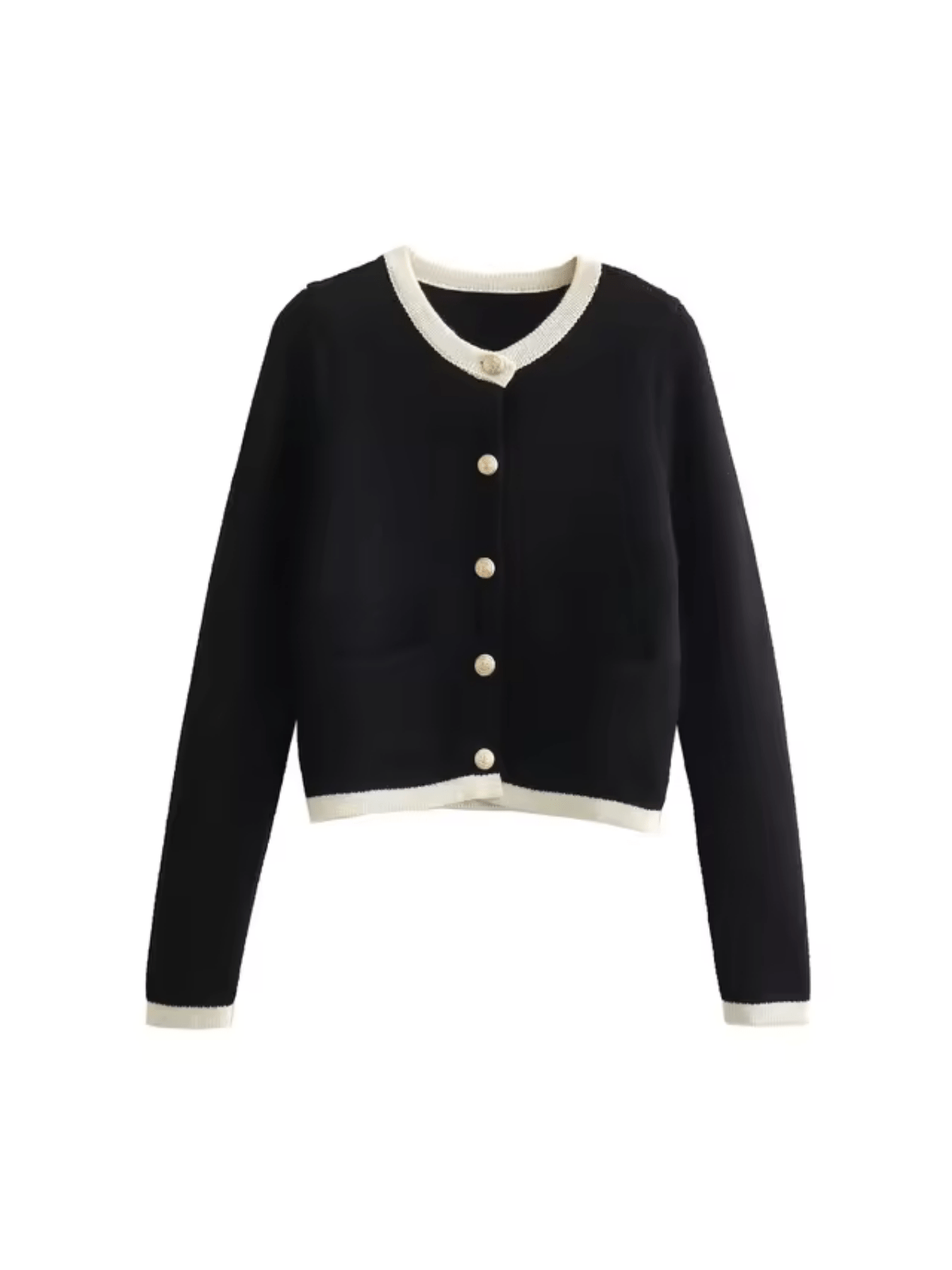 MARINE | Cardigan Tricoté Boutonné Élégant et Confortable