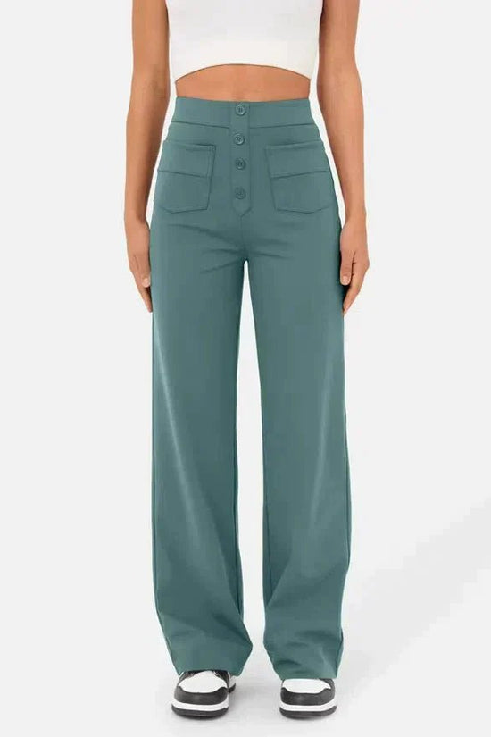 Pantalon Taille Haute Confortable Et Extensible Fitcurve™