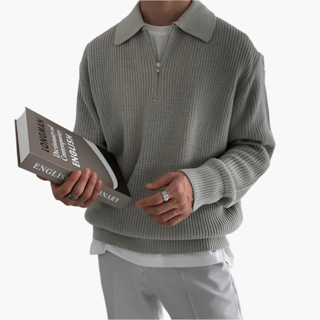 RASON | Pull Zippé Chic et Confortable