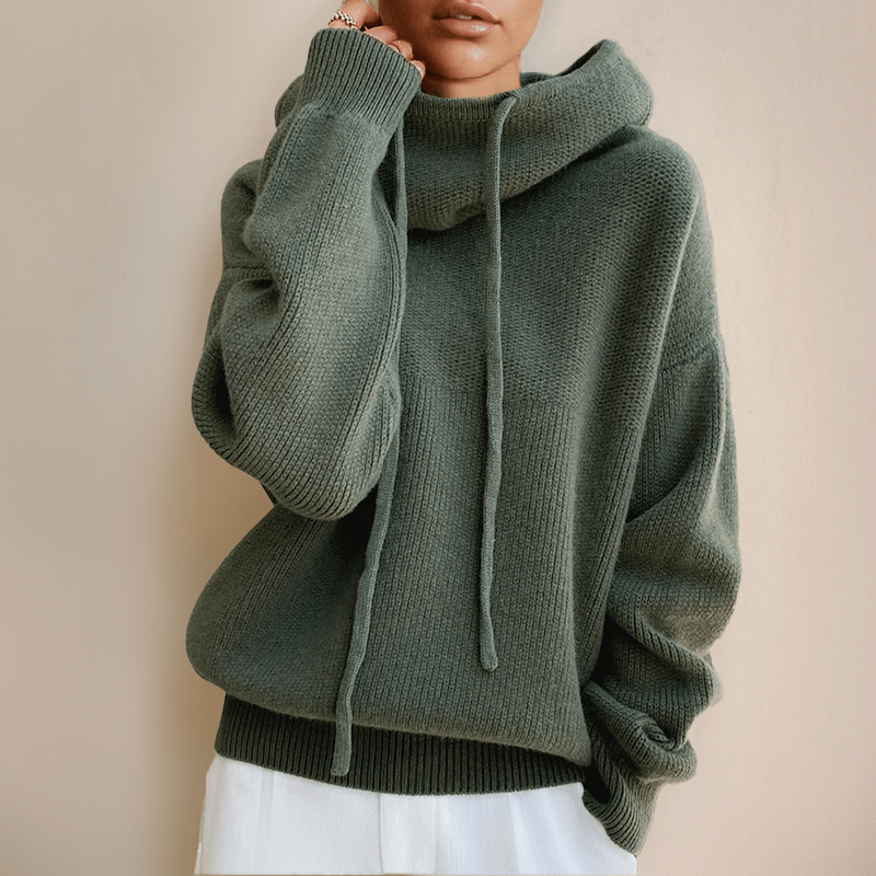 Sienna | Sweat à capuche haut col montant confortable