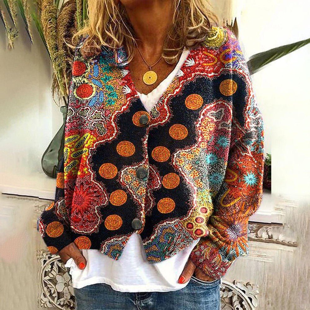 SILVIA | Pull tricot élégant style bohème