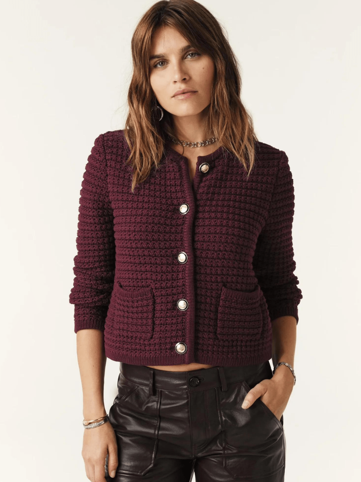 SOFIA | Cardigan Long en Tricot Doux et Élégant