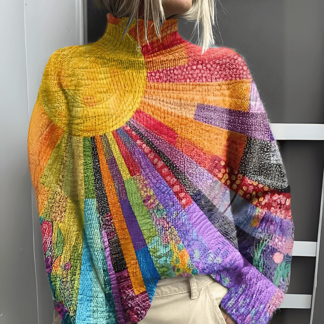 Solène | Pull à col roulé élégant