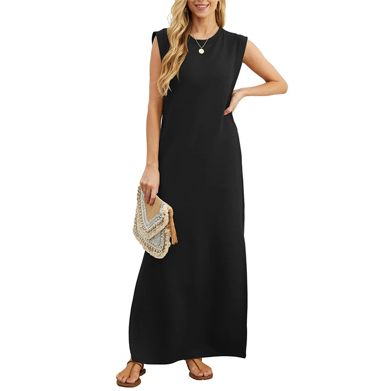 EMMA | Robe Longue Fluide Anti-Rides