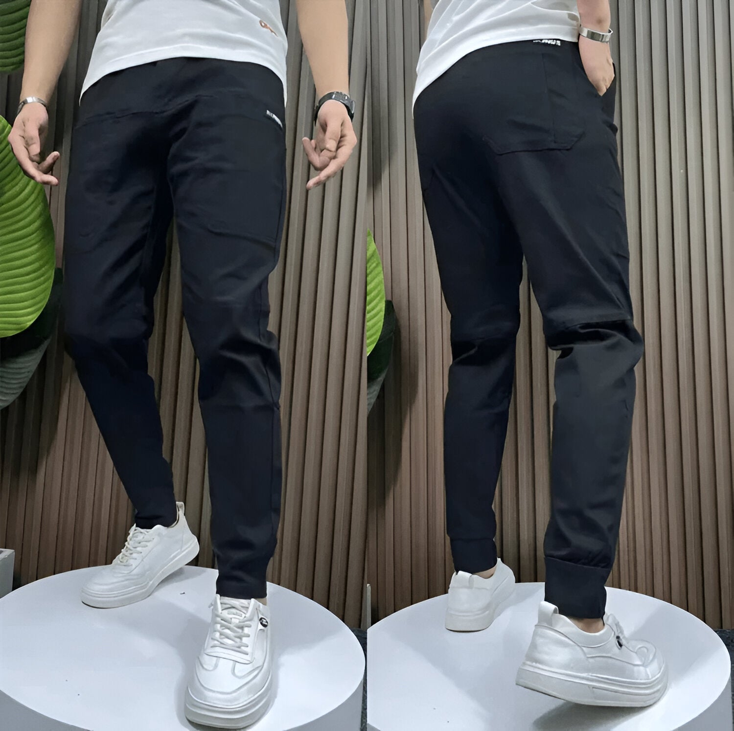 TOMMASO - PANTALONS CARGO PREMIUM ÉLASTIQUE