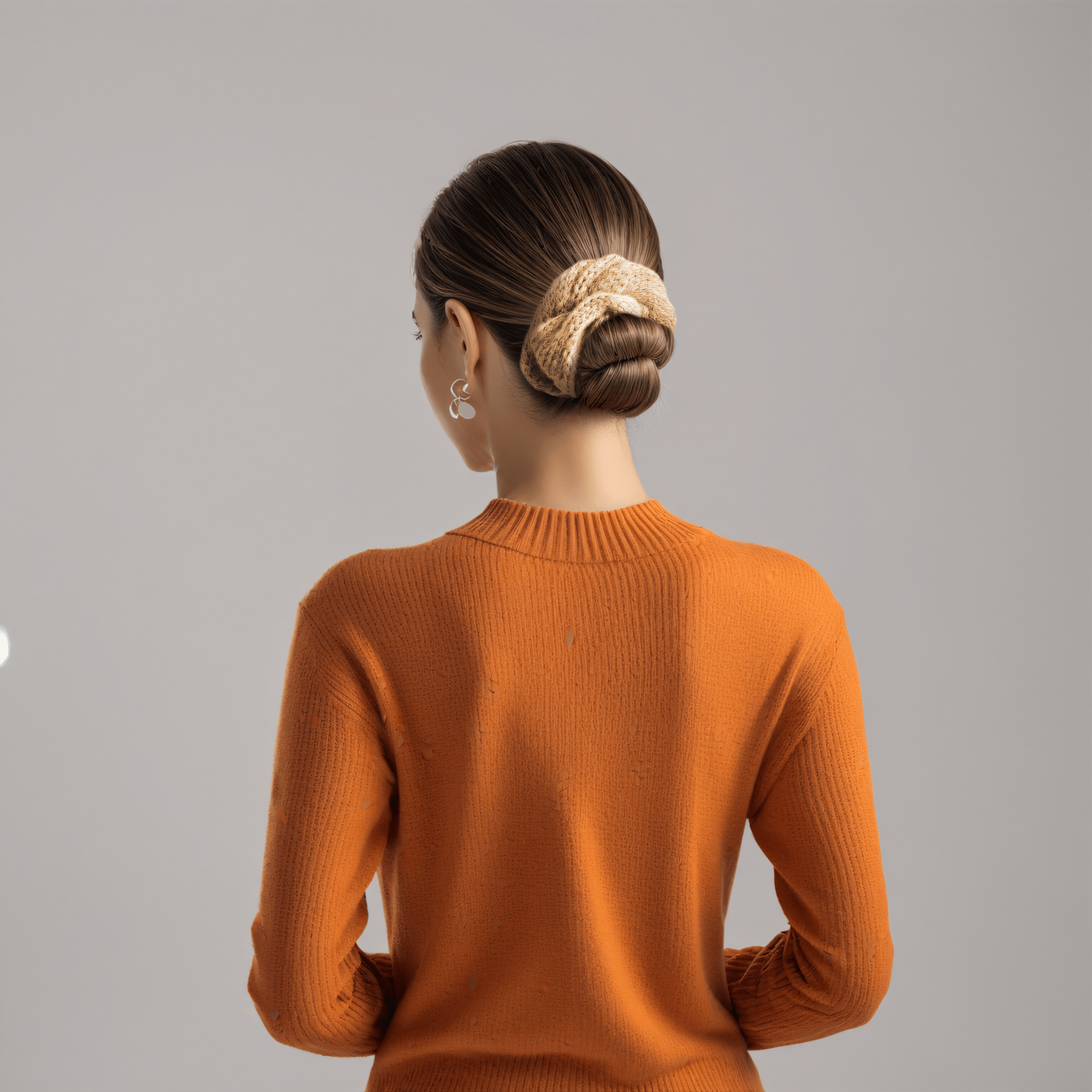 Veloura- Élastique pour cheveux Tricoté en tissu doux ( 1 acheté + 1 offert )